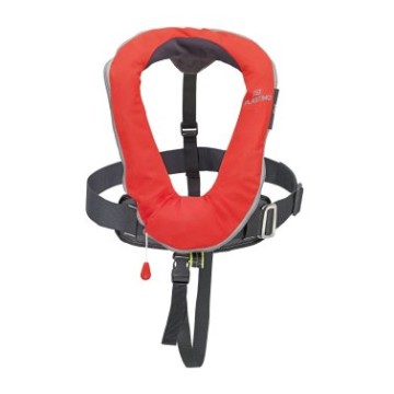 Automatisch aufblasbare Junior-Rettungsweste 2050 kg EVO-J, rot, mit Gurtzeug und Beinschlaufe