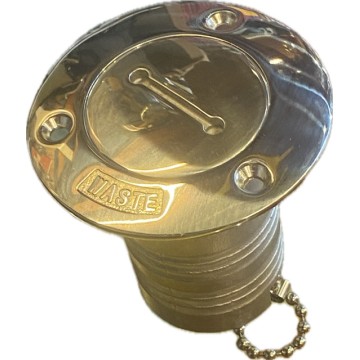 Nâble en inox + bouchon pour eaux noires ou carburant