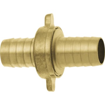 Raccord union cannelé avec écrou à ailette en laiton 3/4" pour tuyau Ø19mm