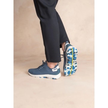 Chaussures bateau en polyester recyclé pour femme TBS Jellina Baltic