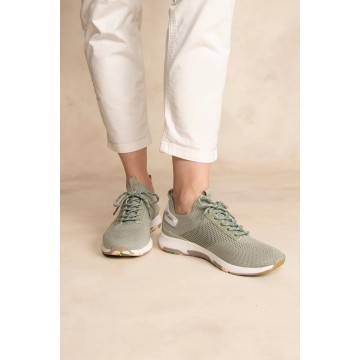 Damen-Bootsschuhe TBS Jellina Argile aus recyceltem Polyester