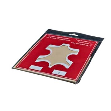 Peau de Chamois cuir naturel 40x50 cm
