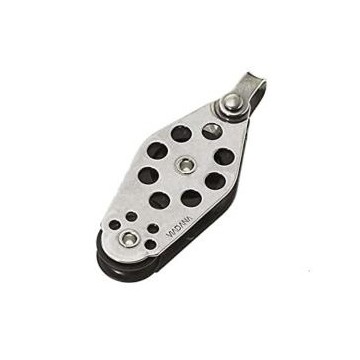 Violinblock aus rostfreiem Stahl, entfernbarer Bolzen, Ø 25 und 38 mm, Tau Ø 8 mm