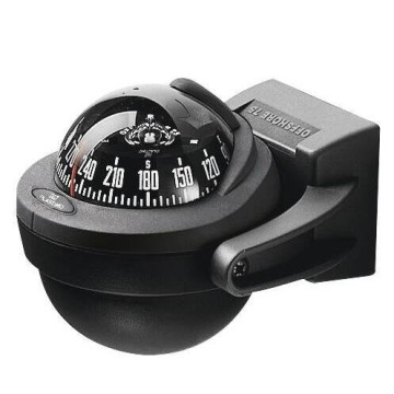 Plastimo Offshore-Kompass 75 schwarz mit schwarzer Rose + Bügel