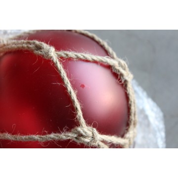 Flotteur de Pêche rouge décoratif