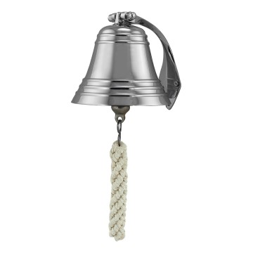 Cloche de bord en laiton chromé Ø12.5cm