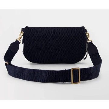 Sacoche rayée marine blanc TBS JAZABAN