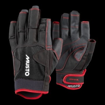 Gants de voile Musto Performance doigts courts 2.0, Noir