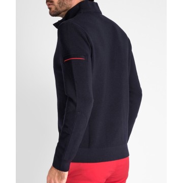 Pullover Saint James mit Reißverschluss-Stehkragen, Loup de Mer