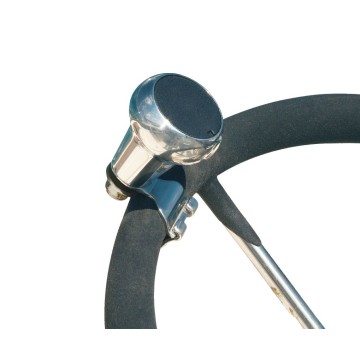 Pommeau pour volant inox