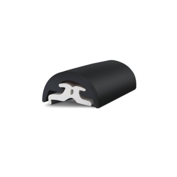 Liston radial PVC schwarz, 30mm (16 Meter)