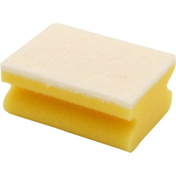Eponge Pad sans rayer blanc/jaune
