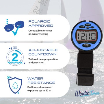 Montre timer régate Windie Sailing