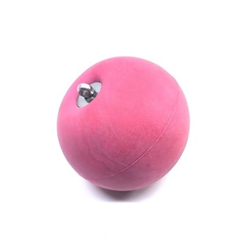 Balle de nâble en caoutchouc rose avec goupille Ø63mm