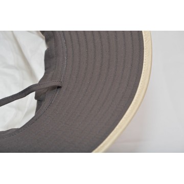 Chapeau anti-UV unisexe "Aventure" Beige/Carbone