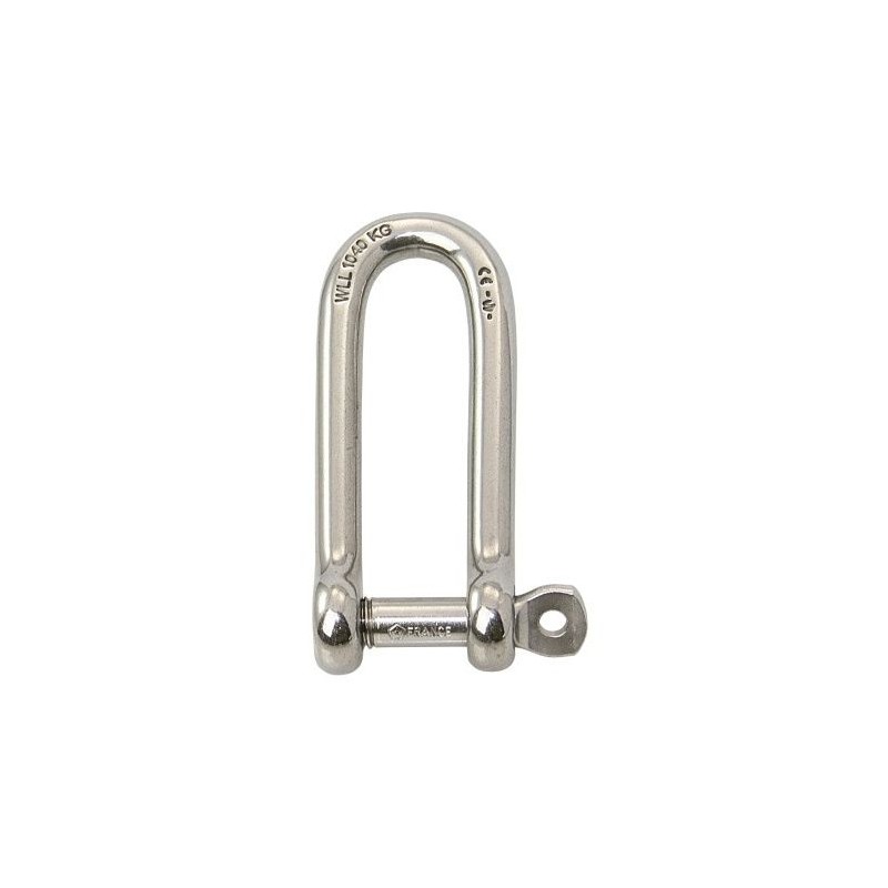 Manille droite Longue - INOX MARINE - 316 - LES-INOXYDABLES