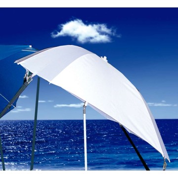 Parasol blanc tissu polyester water+UV resist