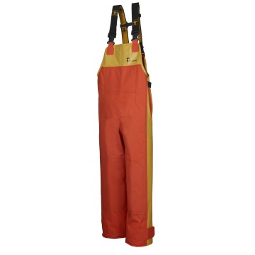 Guy Cotten X-Trapper Gewachste Latzhose Orange/Gelb