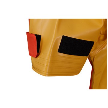 Guy Cotten X-Trapper Gewachste Latzhose Orange/Gelb