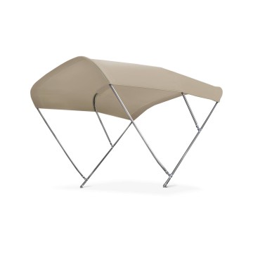 Biminox 3 arceaux Tessilmare - Largeur 170 cm- Beige