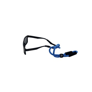 Cordon lunettes flottant Typhoon 2 flotteurs, fixation latex