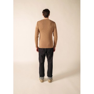Saint James Seemanspullover Herren, Rochefort, dunkelbeige