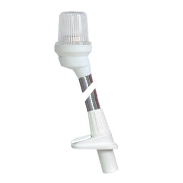 Feu de navigation Lalizas - Feu blanc sur hampe encastrable plastique blanc 105 cm