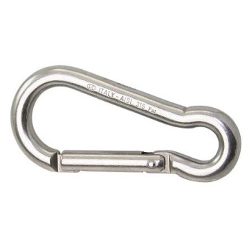 Mousqueton pompier inox AISI316