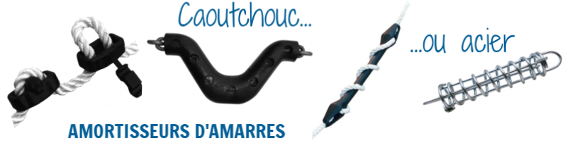 Amortisseurs d'amarrage pour bateau