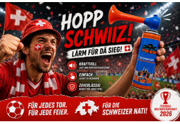 Fußball-Weltmeisterschaft: Bringen Sie die Fans mit einer Gas-Trillerpfeife zum Jubeln!